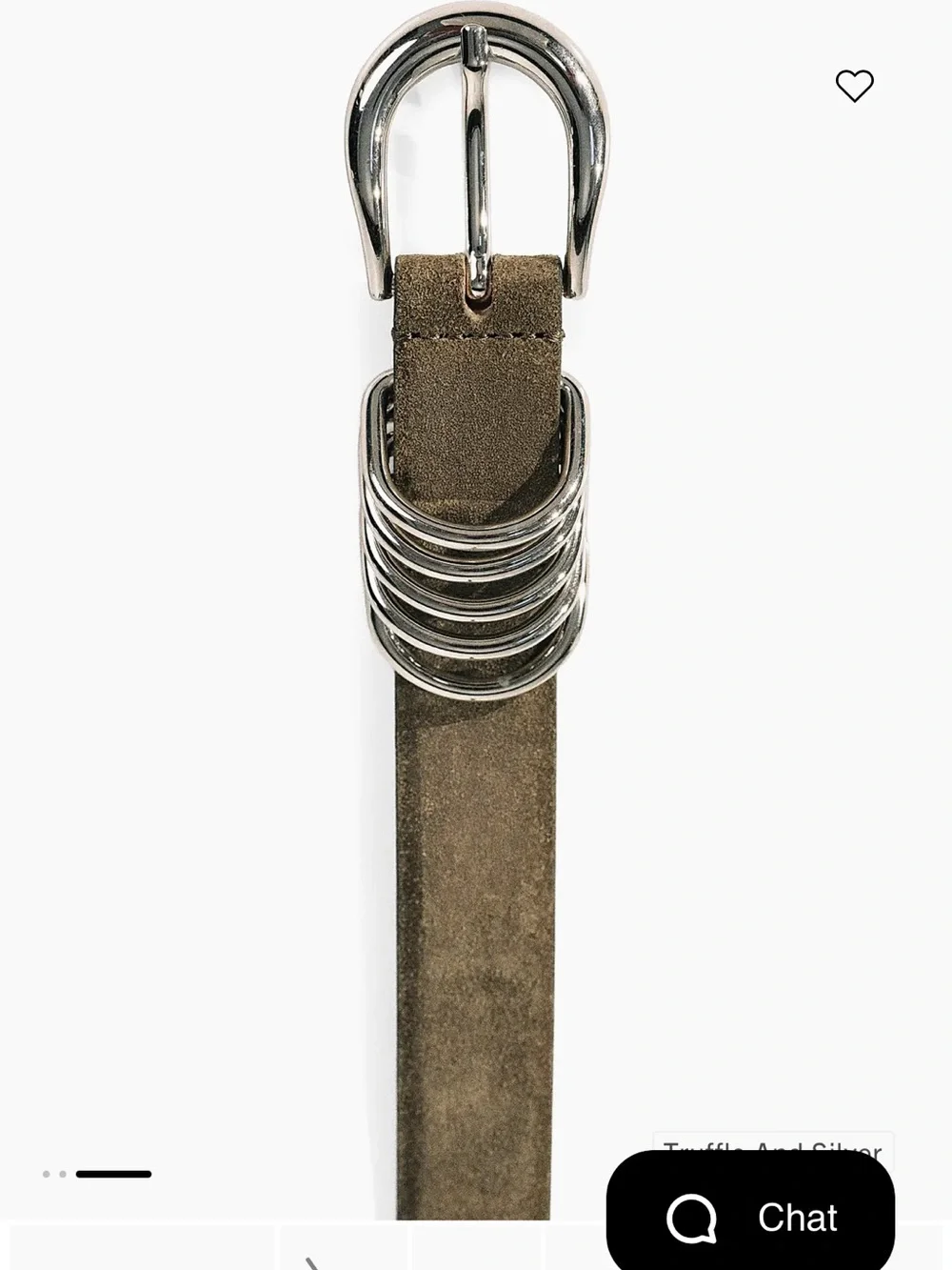 Déhanche - Hollyhock Suede Belt - Olive XS - NWT